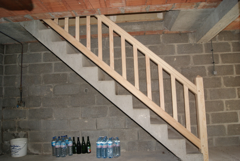 après - Fabrication d’une rampe d’escalier